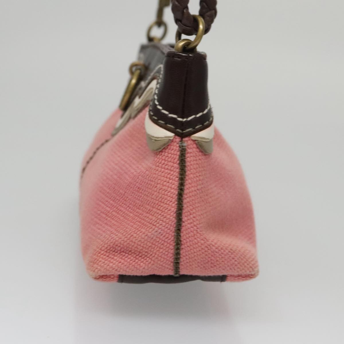 Bottega Veneta Vintage Shoulder Bag Canvas, PINK, CANVAS, Shoulder bag