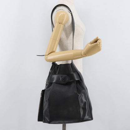 Louis Vuitton Vintage Sac d'Epaule Handbag Epi Leather, BLACK, LEATHER, Shoulder bag