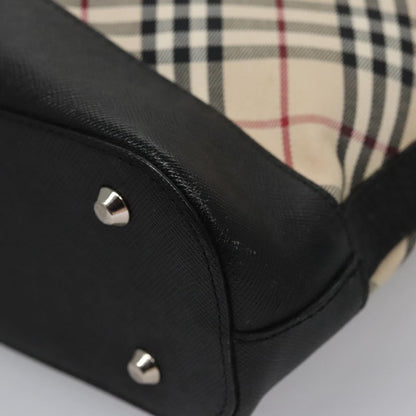 Burberry Shoulder Bag Nova Check Canvas, BEIGE, CANVAS, Shoulder bag