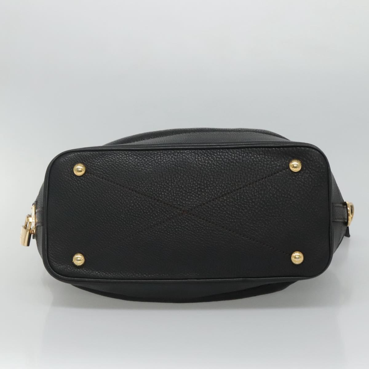 Louis Vuitton Stellar Handbag Mahina Leather, BLACK, LEATHER, Handbag