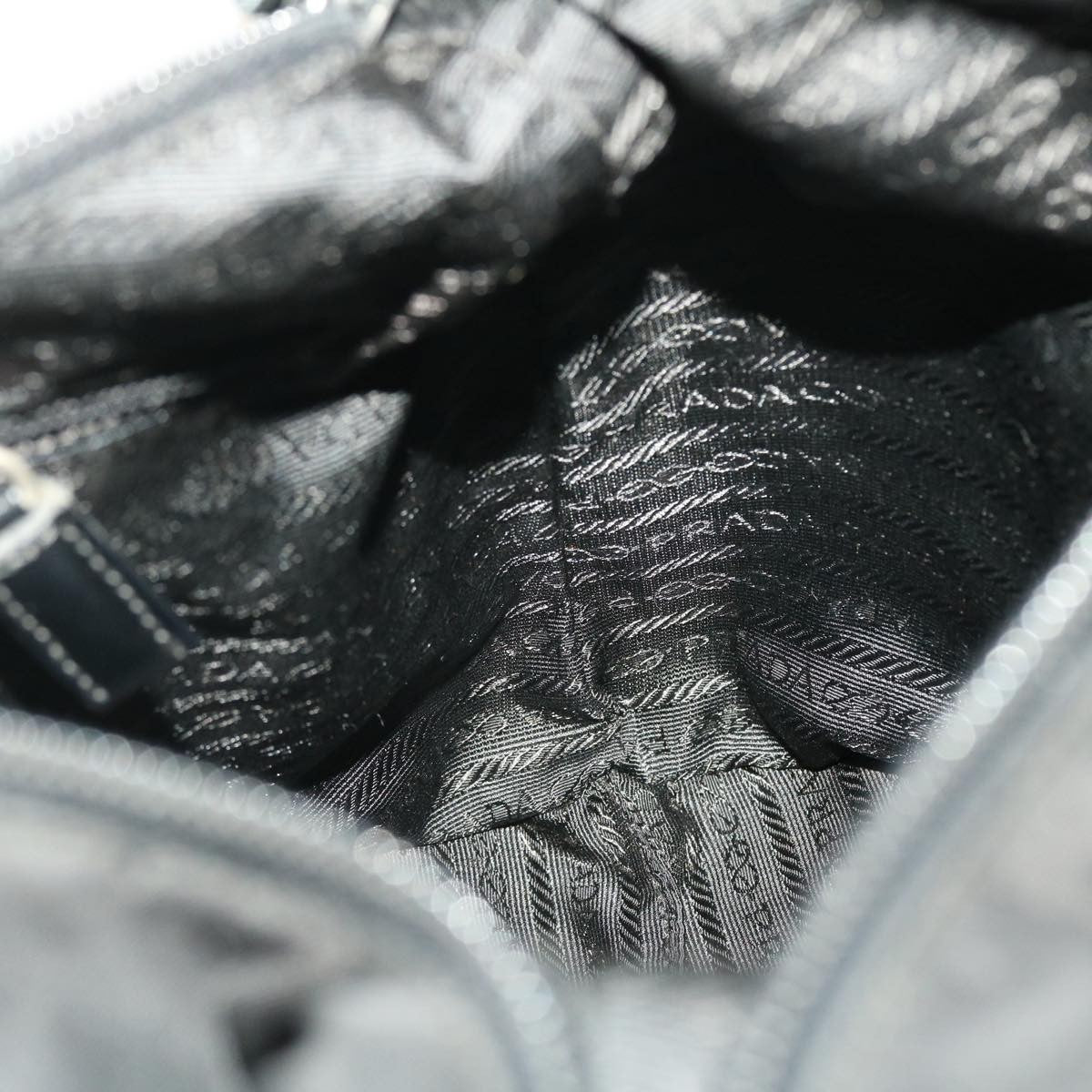 Prada Vintage Shoulder Bag Tessuto, BLACK, NYLON, Shoulder bag