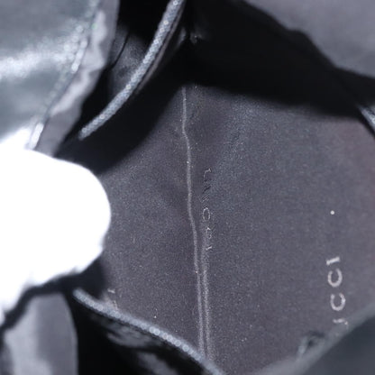 Gucci Vintage Bamboo Shoulder Bag Nylon, BLACK, NYLON, Shoulder bag