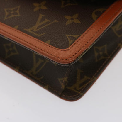 Louis Vuitton Dame Pochette Monogram Canvas, BROWN, CANVAS, Clutche & pouche