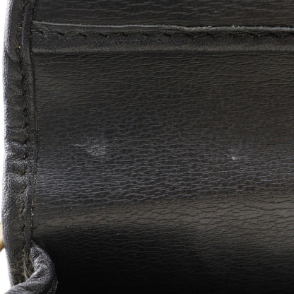 Christian Dior CD Shoulder bag Leather, BLACK, LEATHER, Shoulder bag