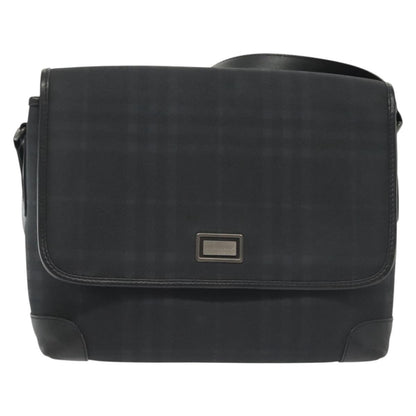 Burberry Nova check Shoulder bag Canvas, NAVY, CANVAS, Shoulder bag