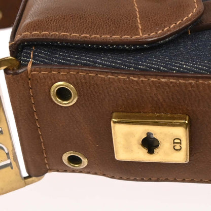 Christian Dior Vintage Street Chic Columbus Bag Denim, BLUE, DENIM_JEANS, Shoulder bag