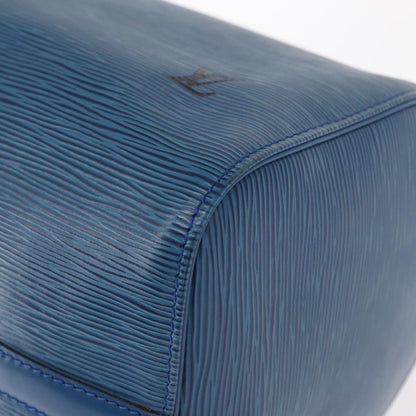 Louis Vuitton Speedy Handbag Epi Leather, BLUE, LEATHER, Handbag