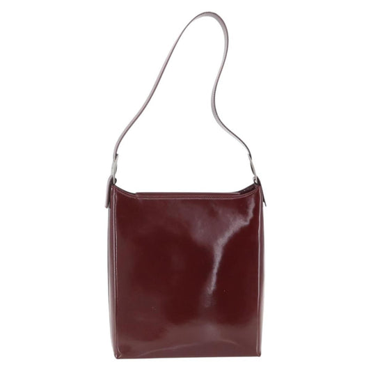 Salvatore Ferragamo Vala Shoulder Bag Patent Leather, RED, PATENT_LEATHER, Shoulder bag