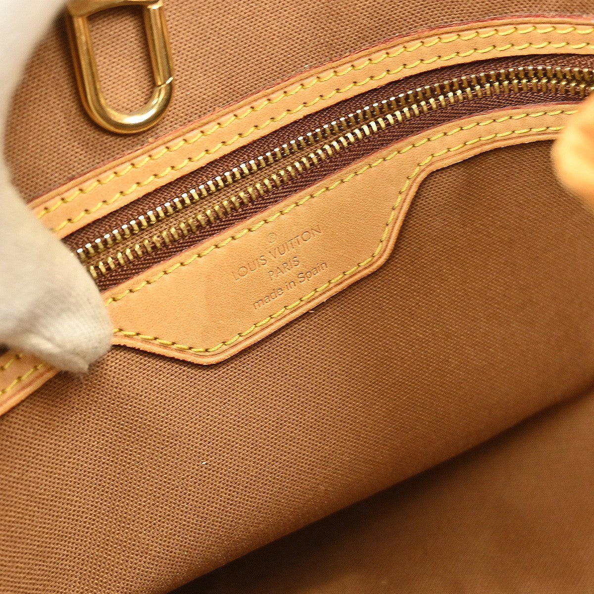 Louis Vuitton Batignolles Handbag Monogram Canvas, BROWN, CANVAS, Handbag