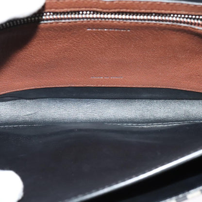 Burberry D-Ring Shoulder Bag Leather with Vintage Check Canvas, BROWN, LEATHER, Shoulder bag