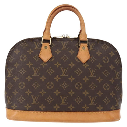 Louis Vuitton Alma Handbag Monogram Canvas, BROWN, CANVAS, Handbag