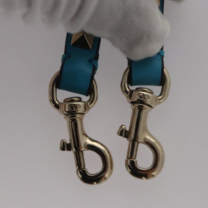 Valentino Garavani Rockstud Tote Soft Leather, BLUE, LEATHER, Tote bag