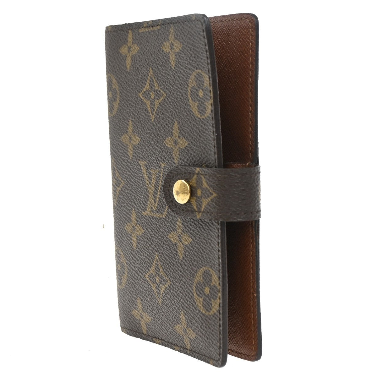 Louis Vuitton Agenda Cover Monogram Canvas, BROWN, CANVAS, Toiletry Case