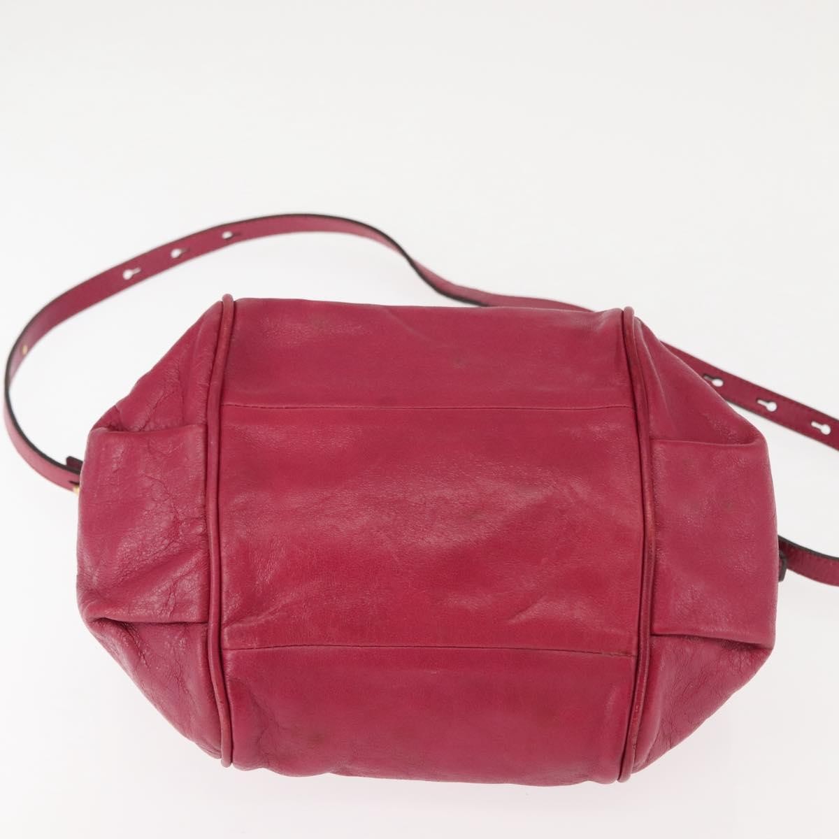 Chloe Ethel Handbag Leather, PINK, LEATHER, Handbag