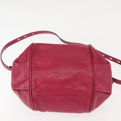 Chloe Ethel Handbag Leather, PINK, LEATHER, Handbag