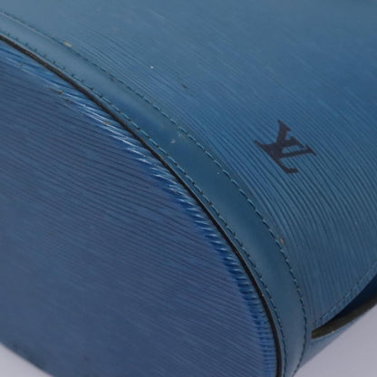 Louis Vuitton Cluny Shoulder Bag Epi Leather, BLUE, LEATHER, Shoulder bag
