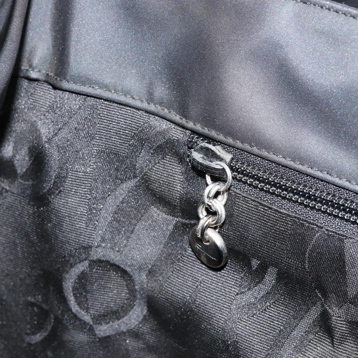 Salvatore Ferragamo Gancini Tote Nylon, BLACK, NYLON, Tote bag