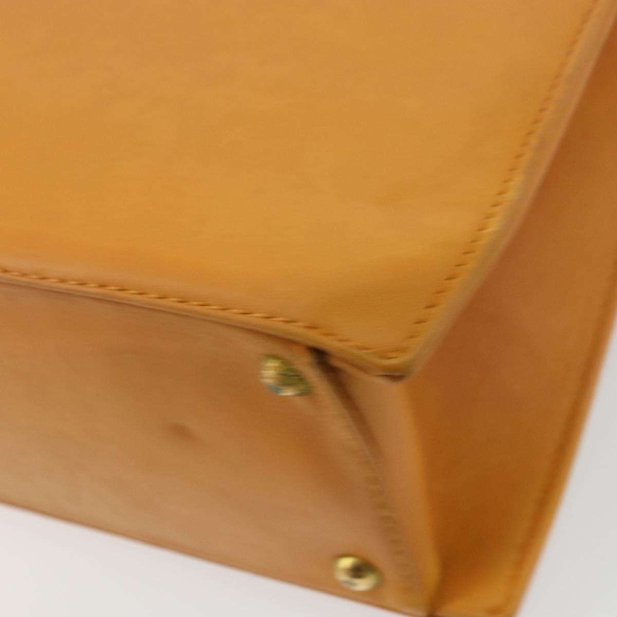 Chanel Vintage Logo Tote Leather, Camel, Leather, Tote Bag