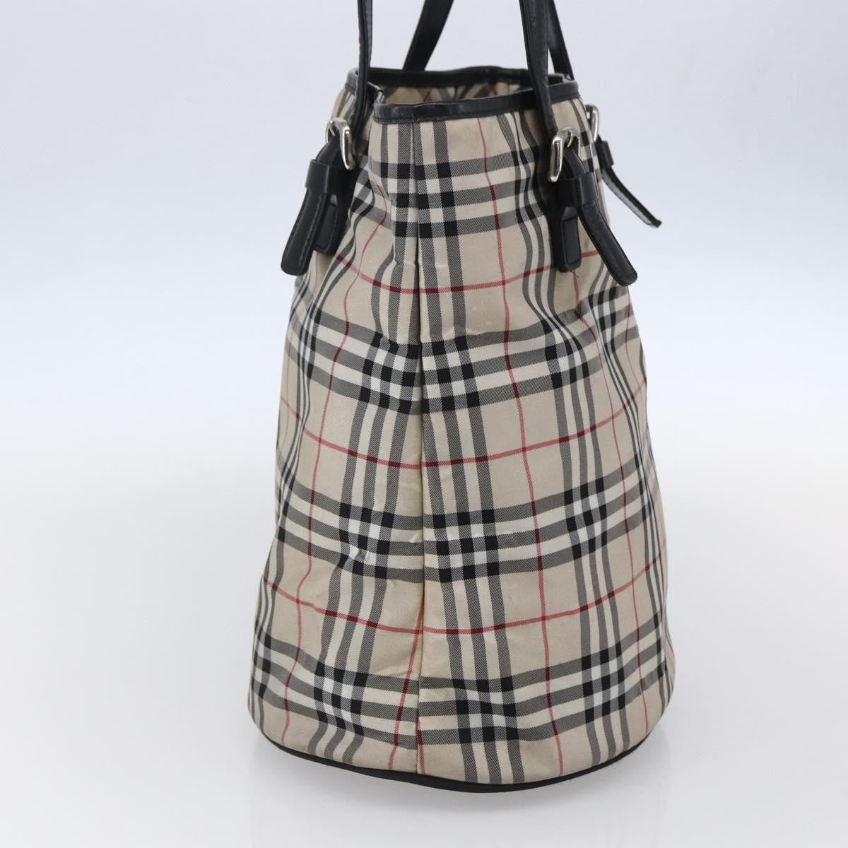 Burberry Nova Check Tote Nylon, BEIGE, NYLON, Tote bag