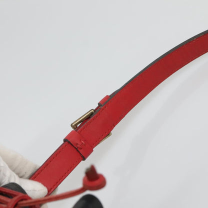 Louis Vuitton Bicolor Noe Handbag Epi Leather, BLACK, LEATHER, Handbag