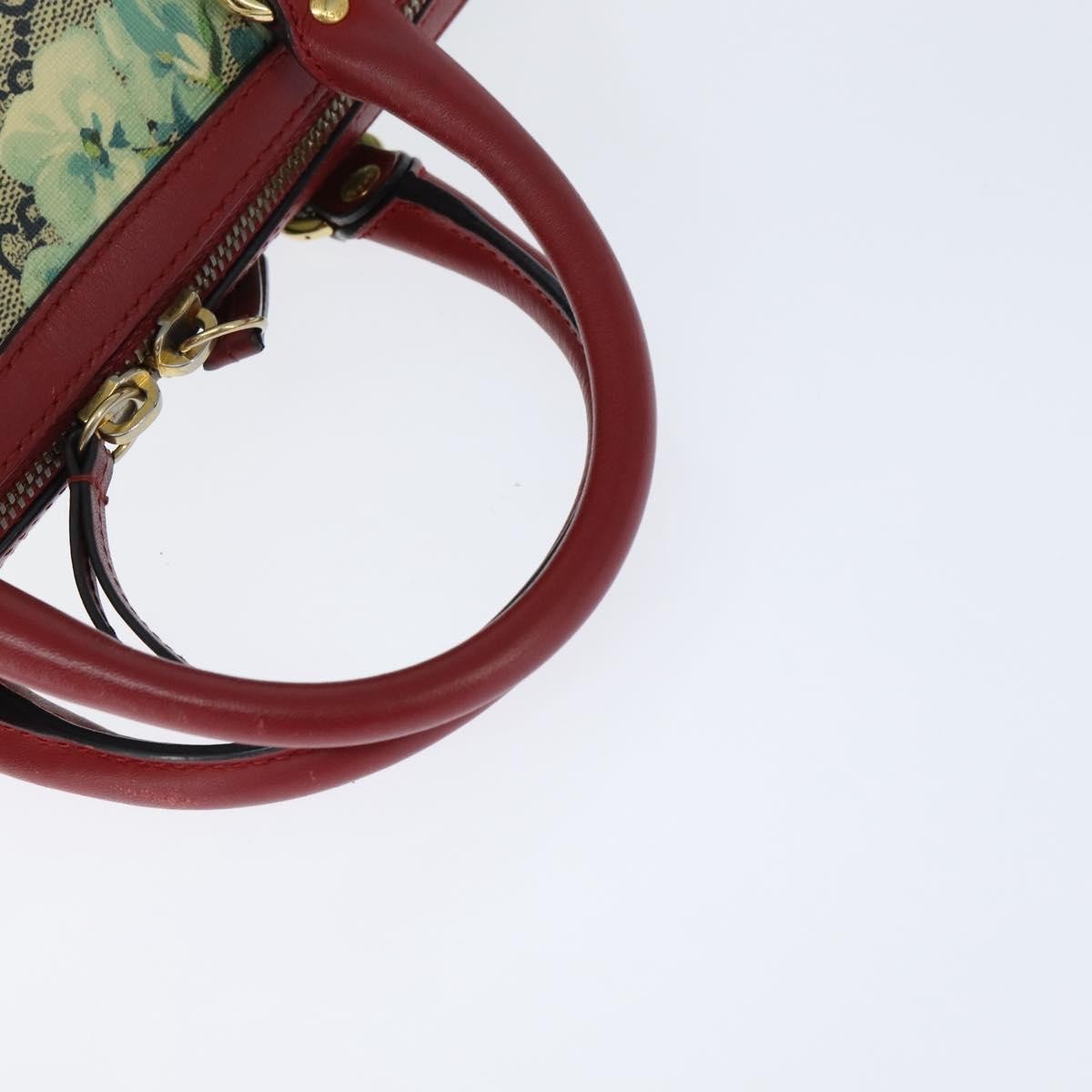 Gucci Convertible Boston Bag Blooms Print GG Coated Canvas, BEIGE, CANVAS, Handbag