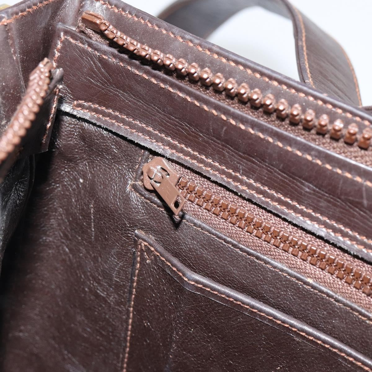 Gucci Sherry line shoulder bag Leather, BROWN, LEATHER, Shoulder bag