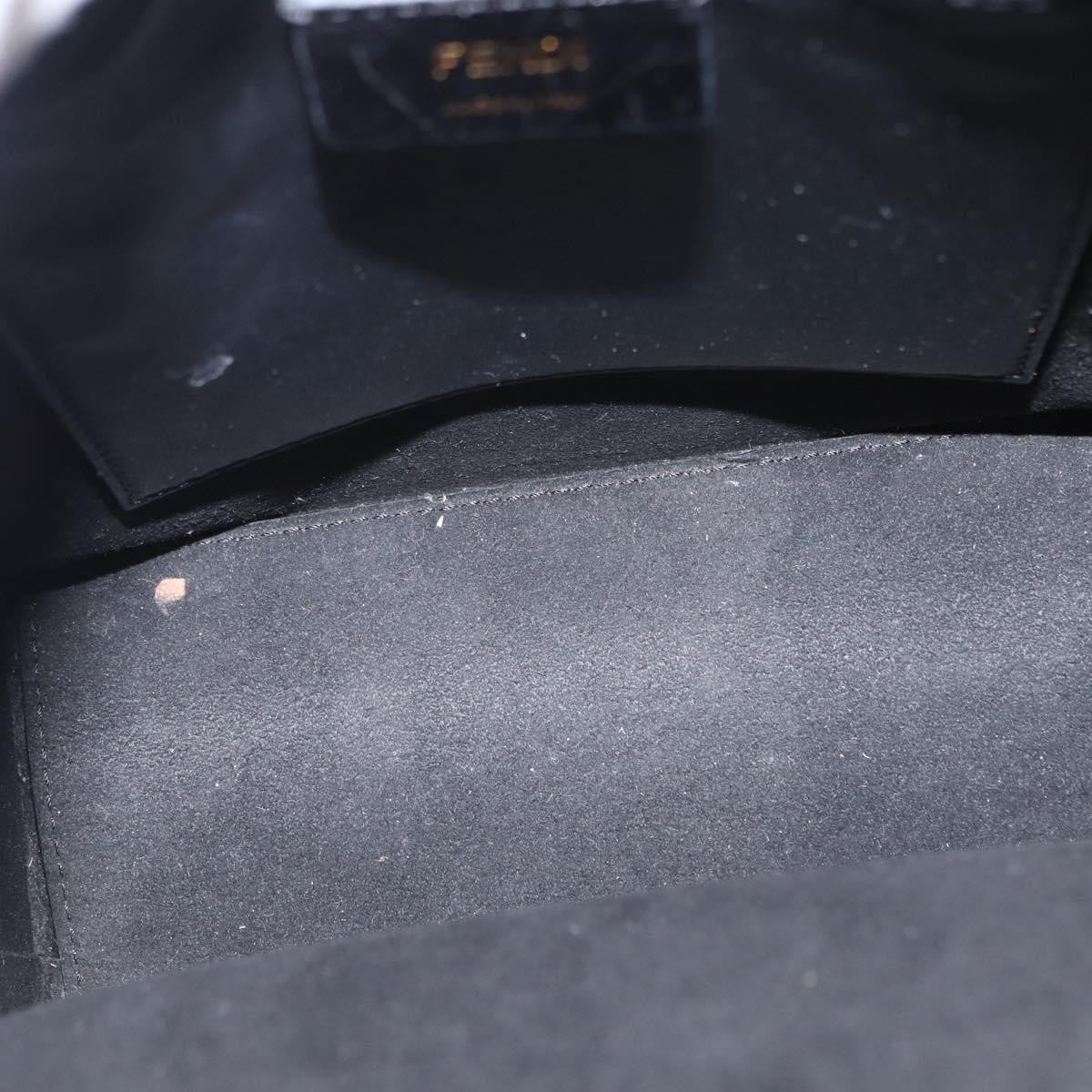 Fendi Pack Shopping Tote Leather, YELLOW, LEATHER, Handbag