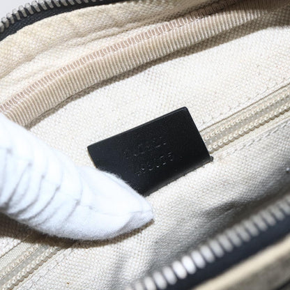 Gucci Wristlet Clutch Diamante Canvas, BEIGE, PVC, Clutche & pouche