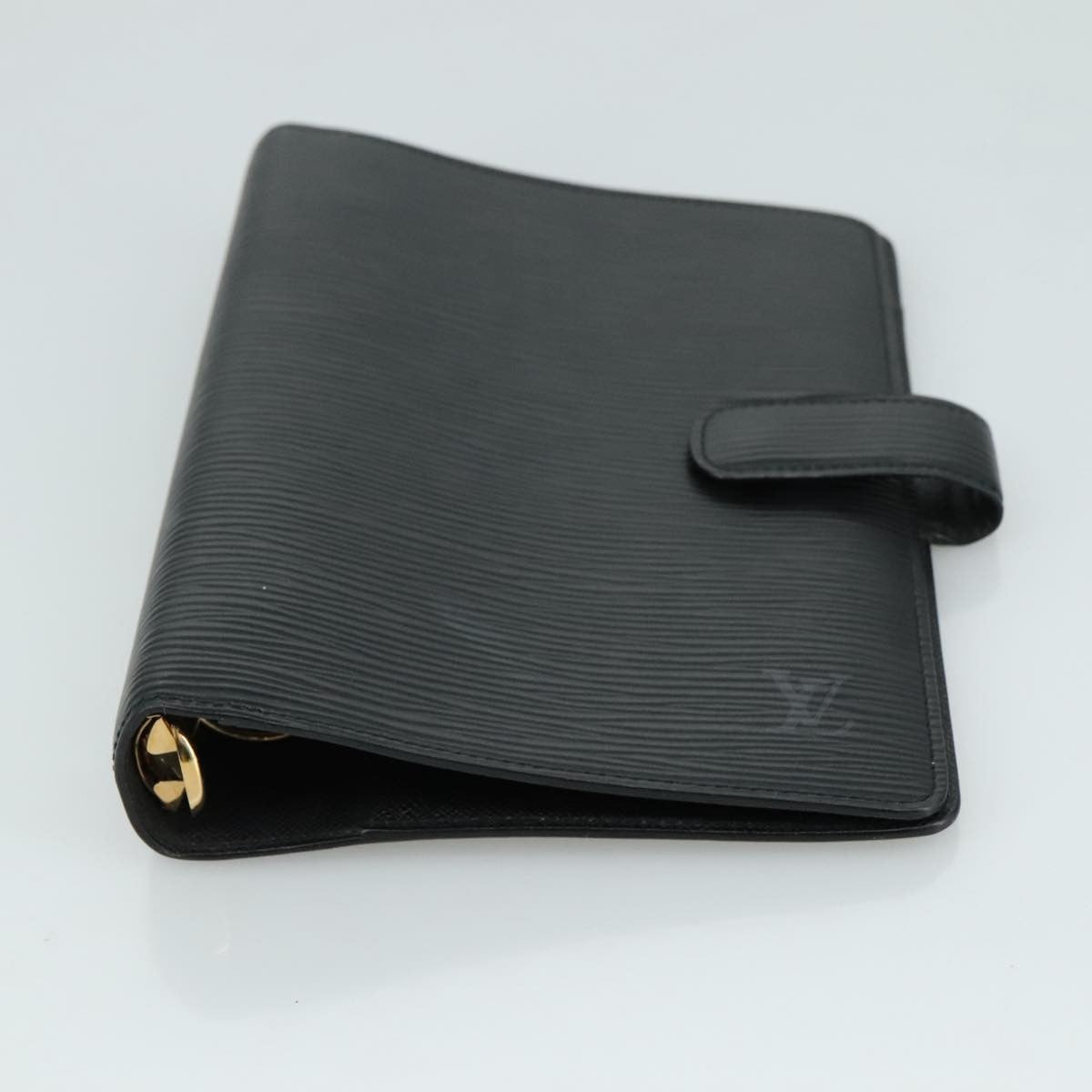 Louis Vuitton Agenda Cover Epi Leather, BLACK, LEATHER, Wallets