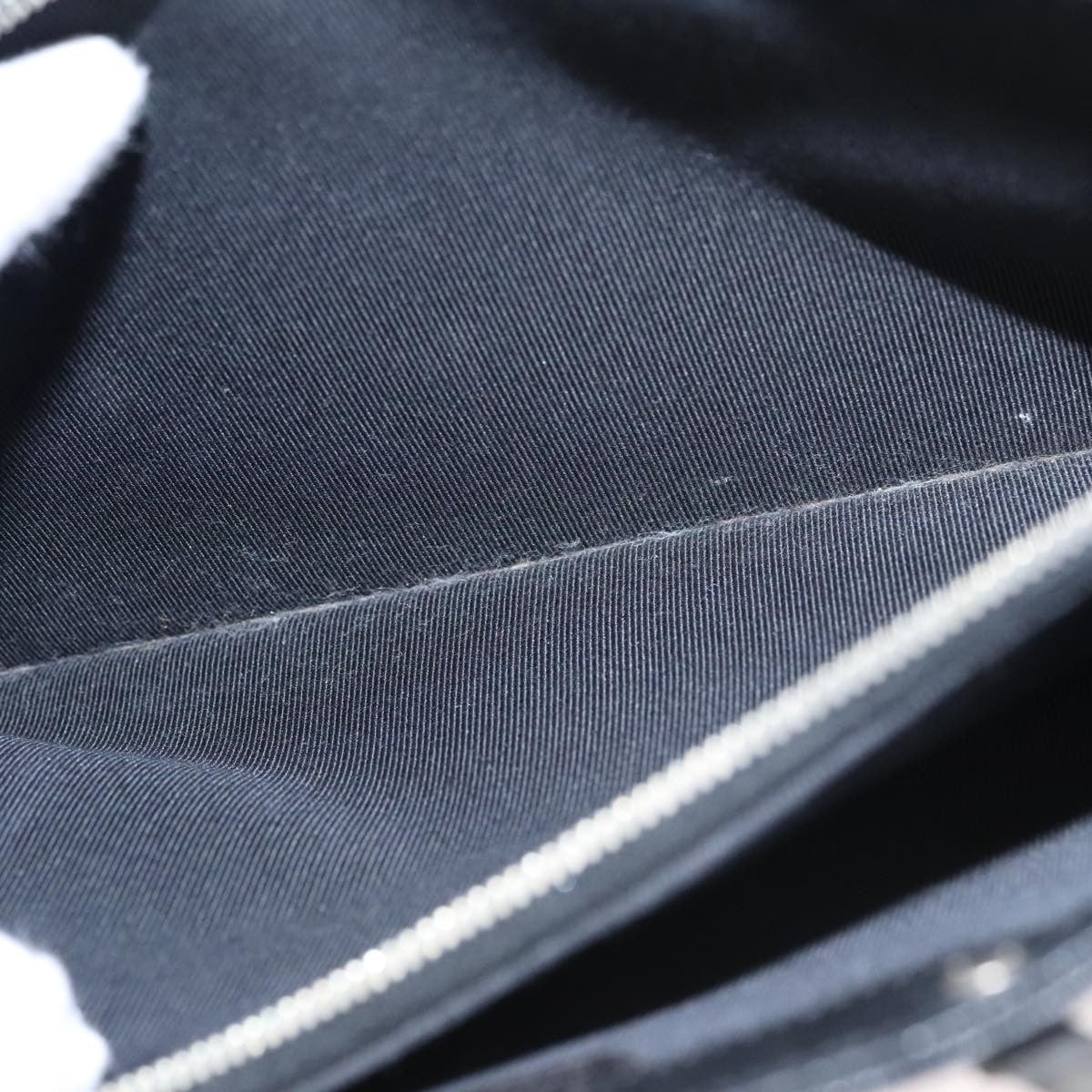 Chanel Vintage Metal Ring Tote Leather, BLACK, LEATHER, Tote bag