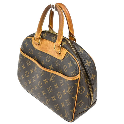 Louis Vuitton Trouville Handbag Monogram Canvas, BROWN, CANVAS, Handbag