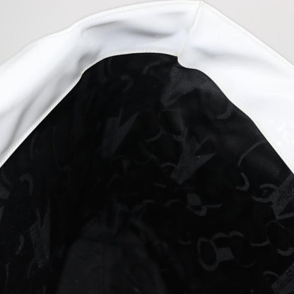 Salvatore Ferragamo Gancini Tote Patent leather, WHITE, PATENT_LEATHER, Tote bag