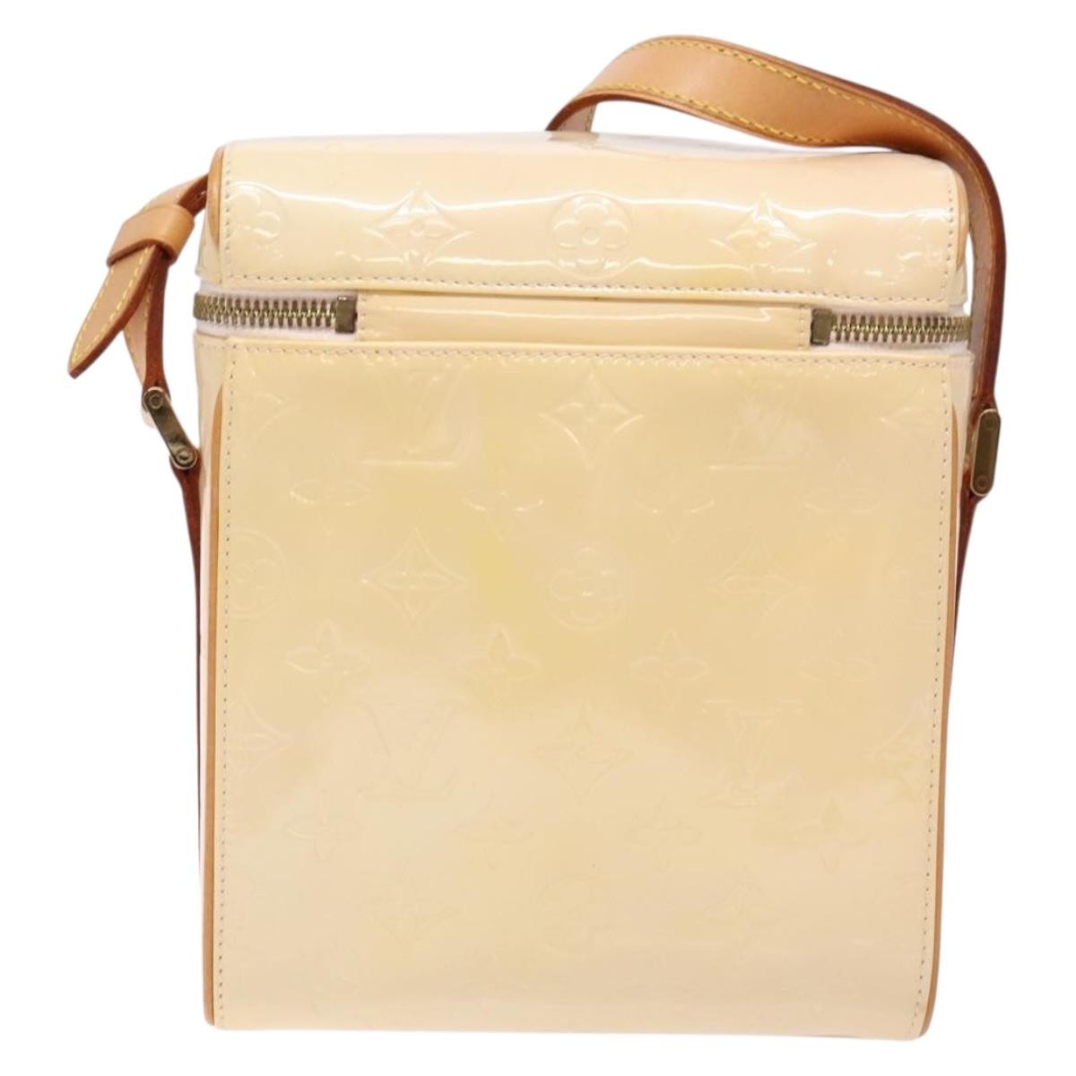 Louis Vuitton Sullivan Handbag Monogram Vernis, BEIGE, PATENT_LEATHER, Handbag