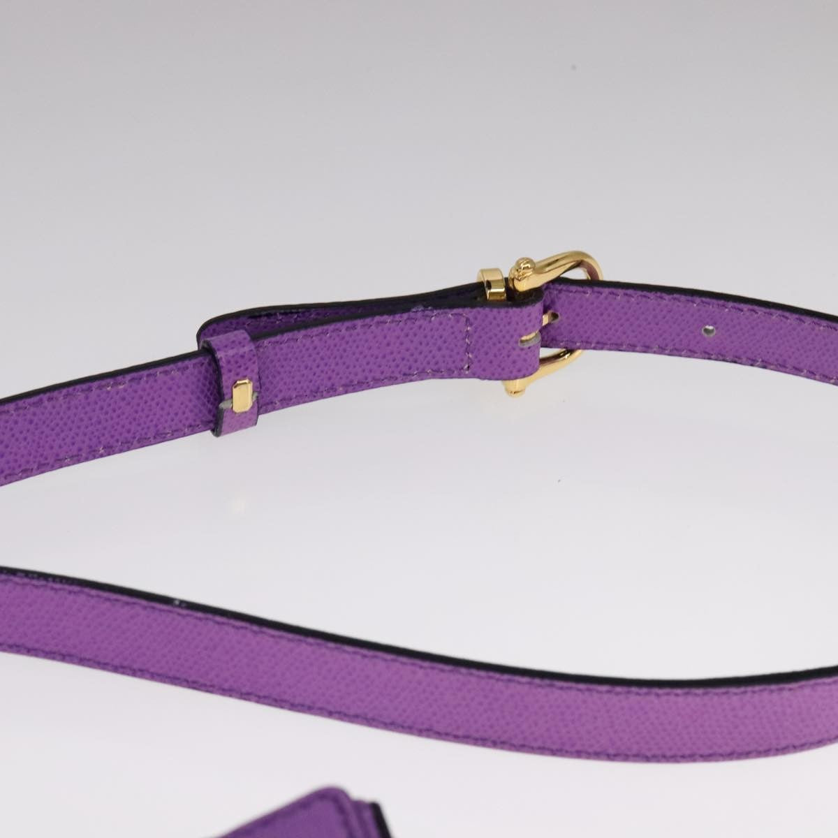 Celine Vintage turn lock shoulder bag Leather, PURPLE, LEATHER, Shoulder bag