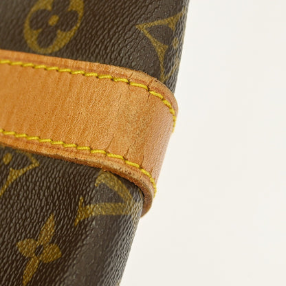 Louis Vuitton Keepall Bag Monogram Canvas, BROWN, CANVAS, Travel bag