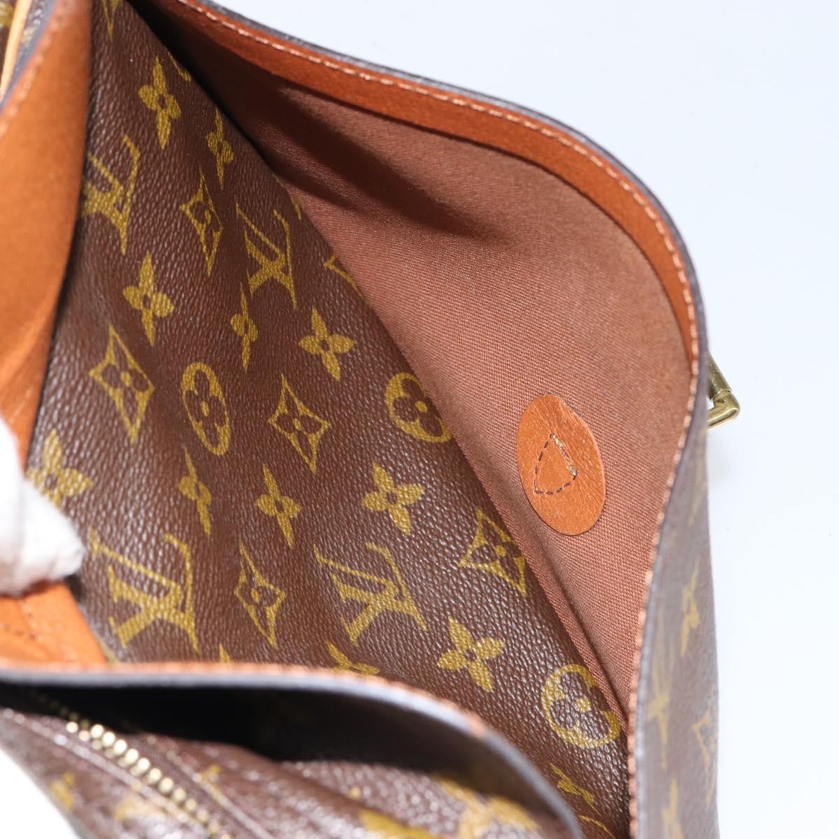 Louis Vuitton Jeune Fille Handbag Monogram Canvas, BROWN, CANVAS, Shoulder bag