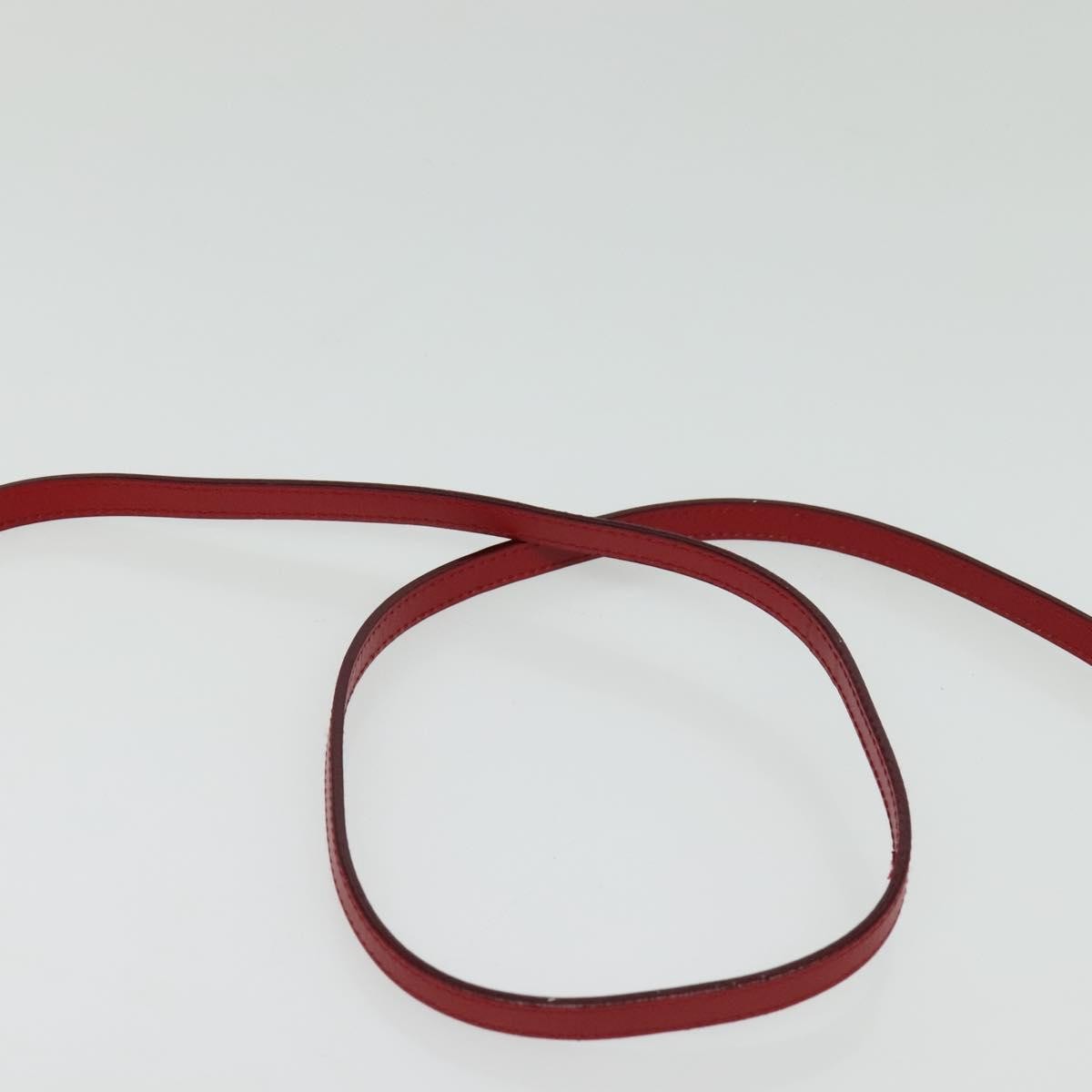 Salvatore Ferragamo Gancini Shoulder Bag Leather, RED, LEATHER, Shoulder bag