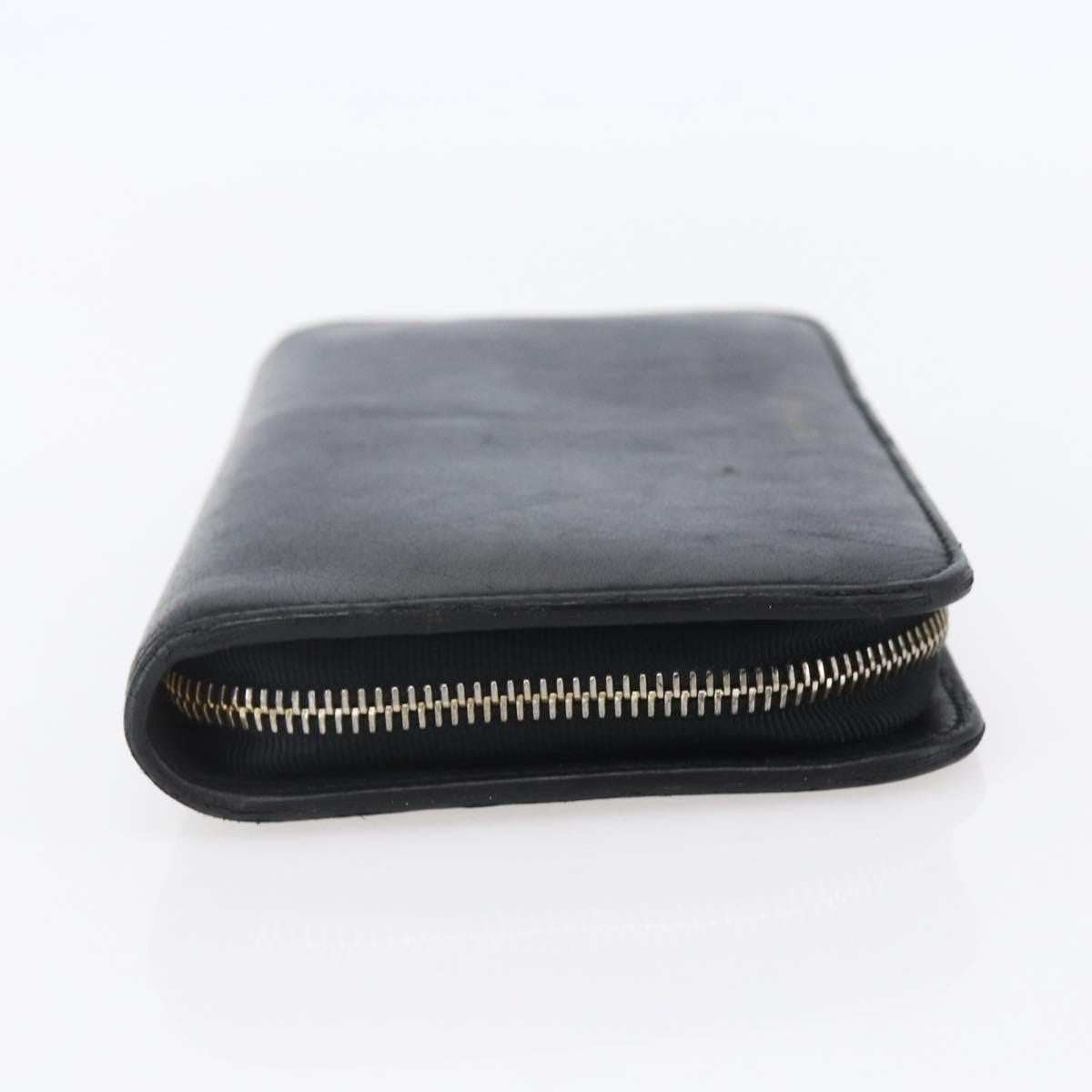 Tiffany & Co. Zip Around Wallet Leather, BLACK, LEATHER, Wallets