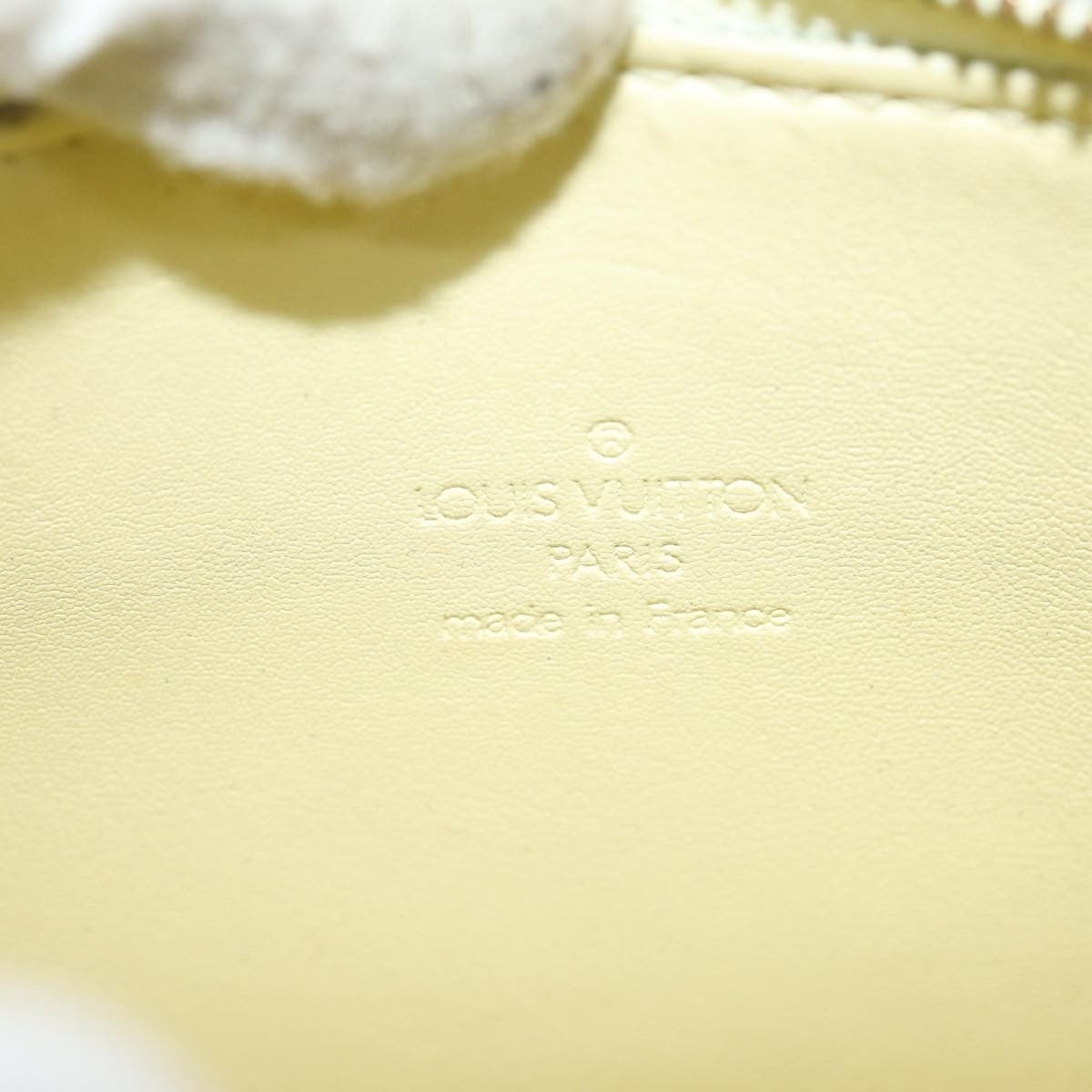 Louis Vuitton Thompson Street Handbag Monogram Vernis, YELLOW, PATENT_LEATHER, Clutche & pouche