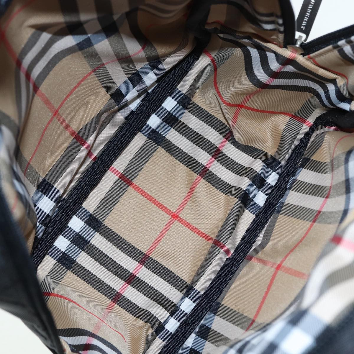 Burberry Golf handbag Nylon, BLACK, NYLON, Handbag