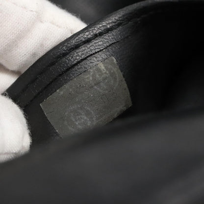 Chanel Vintage Full Flap Bag Quilted Lambskin, BLACK, LEATHER, Handbag