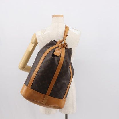 Louis Vuitton Randonnee Backpack Monogram Canvas, BROWN, CANVAS, Backpack