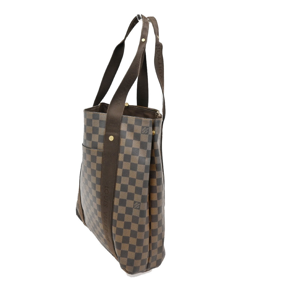Louis Vuitton Cabas Beaubourg Damier, BROWN, CANVAS, Tote bag