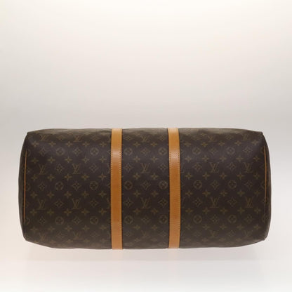 Louis Vuitton Keepall Bag Monogram Canvas, BROWN, CANVAS, Travel bag