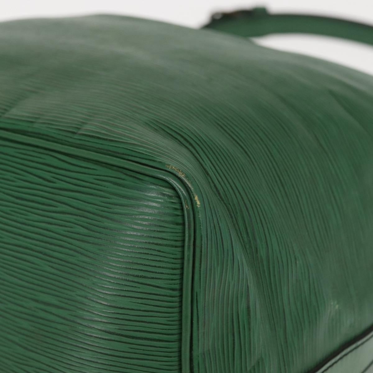 Louis Vuitton Petit Noe Handbag Epi Leather, GREEN, LEATHER, Shoulder bag