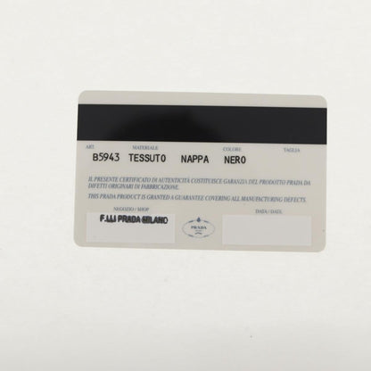 Prada Buckle Backpack Quilted Tessuto, BLACK, NYLON, Backpack