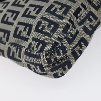 Fendi Vintage Shoulder Bag Zucca Canvas, NAVY, CANVAS, Shoulder bag