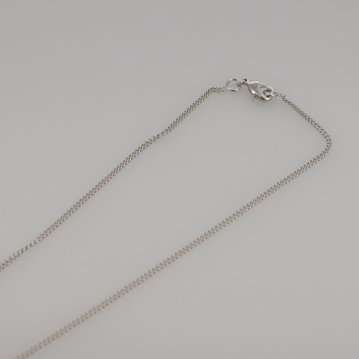 Chanel CC Pendant Necklace Metal, SILVER, METAL, Necklace