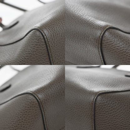Gucci Swing Tote Leather, GRAY, LEATHER, Tote bag