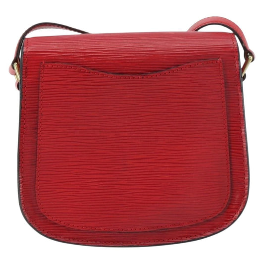 Louis Vuitton Saint Cloud Handbag Epi Leather, RED, LEATHER, Shoulder bag